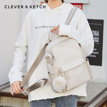 Small ck flagship store official website shoulder bag womens backpack large capacity 2021 New Tide fashion anti-theft travel bag canvas