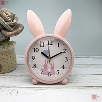 Small alarm clock creative cartoon childrens bedroom bedside clock student clock desktop cute clock ornaments