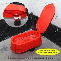 Decoration and cleaning simple toilet construction site temporary squatting toilet Disposable plastic thickened deodorant squatting pit defecation pool
