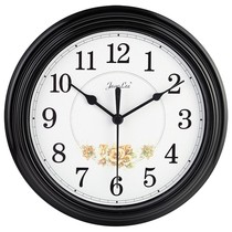 Clock and clock living room home bedroom European simple personality creative light luxury hanging watch sweep second silent clock