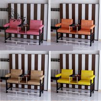 Table and chair special table and chair lounge solid wood ball room billiard room double billiard ball watching chair spot new leather