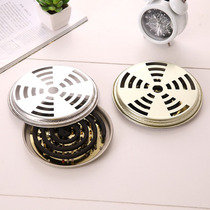 Household mosquito-repellent tray mosquito-repellent incense stove tray fireproof mosquito box creative gray tray bracket