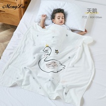 Newborn baby towel summer thin newborn anti-shock wrap cloth cloth scarf gauze bag is cotton carry bag