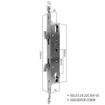 SDL53 push-pull lock body double hook lock body single point multi-point linkage lock body