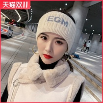 Overhead hair pony hat wool hat Dew ponytail autumn and winter without top knitted hat Korean version of empty hat children Plus