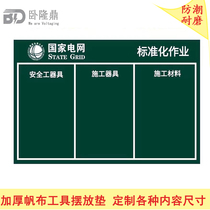 Overhaul pad Power Standardized Operation Mat Piled Cloth Canvas Tool Pad Moisture-proof Pad Construction Material Carpet