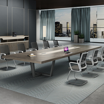 Guangdong office furniture meeting table and chair combination long table desk training table size reception table negotiation table