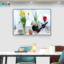 Restaurant decoration painting modern minimalist Nordic style dining room hanging painting restaurant wall decoration mural restaurant wall painting