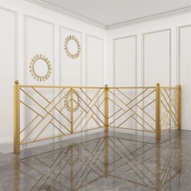 Simple Wrought iron stair handrail Balcony guardrail Attic guardrail decorative corridor railing handrail Indoor fence customization