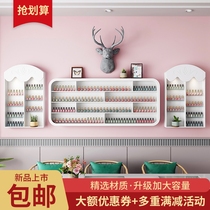 Nail art shelf Wall display cabinet shelf Net red wall multi-layer display board wall hanging nail beauty salon cosmetics