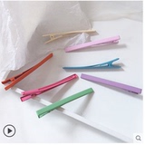 Small clip hairpin Korean ins color clip headwear