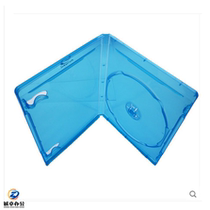 High quality super thick double disc blue DVD CD box CD box CD box CD box light blue insert cover 10cm