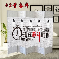 Room partition artifact screen partition living room door cover mobile folding screen custom new European simple modern