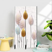 Nordic modern screen partition Small household living room Bedroom door entrance occlusion brake mobile fabric folding screen