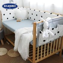 Bed Circumference Baby Anti-Fall Crib Enclosure Bed Surround Baby Bed Surround Guardrails Bed Surround Soft Bag Children Splicing Bed Apron