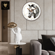 Chinese style clock wall clock living room home fashion watch silent clock Chinese Wall watch clock personality creative Horse series