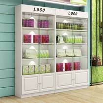 Gift cabinet with lock Training class product display cabinet with lock Beauty salon product cabinet barber shop display rack display cabinet