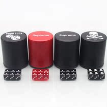 Sieve cup dice set bar shake throw high-end creative fashion card plug clock KTV color barrel custom-made