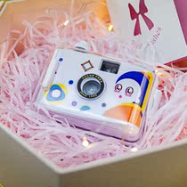 Portable cartoon small creative entry-level color girl in s cute small Fool film camera