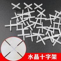 Tile cross 1mm1 5mm2mm3mm seam positioner plastic fixed clip tile sewn Crystal