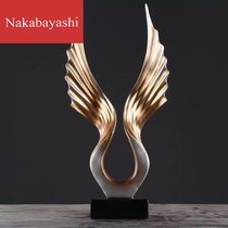 Creative European wine cabinet TV cabinet living room home craft decorations wedding gifts abstract Eagle resin ornaments