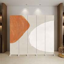 Simple modern screen simple folding mobile Chinese partition wall entry living room bedroom shelter small household type