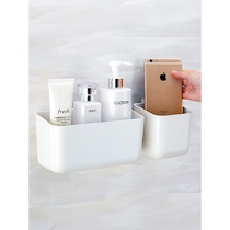 Toothpaste storage box plastic toilet wall-mounted cosmetics rack toilet toilet wash table supplies storage rack