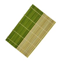 Green Leather Sushi Curtain Sushi Sushi Tool Suit Complete of Purple Vegetable Wrap Rice Bamboo Curtain Sushi Roller Blind Sushi Mat Sushi Sushi Curtain