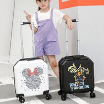 Children luggage case 2021 new luggage boy cartoon suitcase universal wheel boarding password box cute