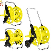 Hose retractor tube Winder hand-cranked coil hose water pipe reel rack storage rack winding reel winding storage