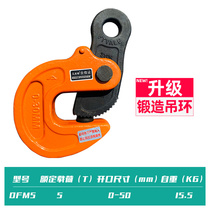 Steel plate hanging hoists hoist DFM flip crane plate 2T3T steel plate clip hoister hoist crane