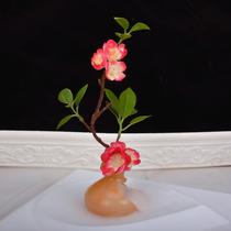 Plate decoration plate decoration flowers and plants simulation sashimi platter dry ice creative artistic conception small ornaments hotel flower restaurant cold dishes