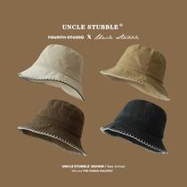 Fall winter new feeling fisherman hat girl ins wind neutral Joker big eaves sunshade hat flat top basin hat men