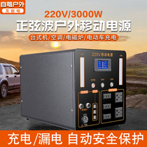220V Dairong outdoor mobile power camping live broadcast self-driving tour stalls battery car charging power outage backup storage