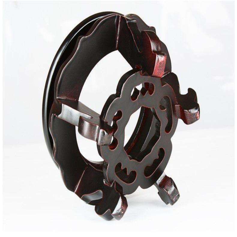 Ostrich egg base d camel bird egg tray Plastic red Ostrich egg carving crafts Egg tray egg carving base