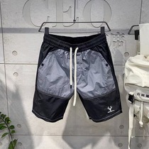 2021 summer new shorts mens quick-drying Korean version of the trend beach pants slim casual pants tooling five-point pants