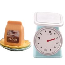 Amusing Dollhouse Flour Fruit Weighing Scale Model Novelty