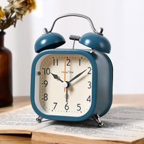 Alarm clock 2021 New Net red mechanical silent bedside children boys and girls students metal self-discipline strong noise table