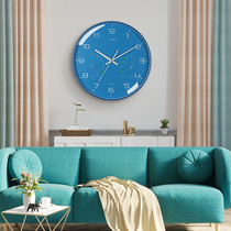 TIMESS clock clock living room fashion creative personality clock hanging watch simple home silent on time without punching