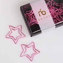 New Creative Pentagram Back Shaped Needle Mini Office Supplies Metal Tunic Pin 30MM Wholesale Dont pin 12 clothes