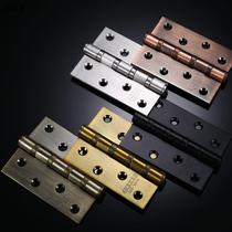 Manufacturers stainless steel manganese steel casement hinge thickened blister hinge 4 inch 5 inch bearing wooden door indoor customization