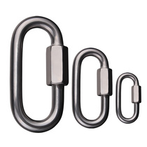 Gorm 304 stainless steel outdoor mountaineering buckle speed climbing fast hanging main lock fast safety lock Meilong lock