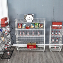 Supermarket shelf for snacks Convenience store shelf for cigarettes in front of supermarket shelf for household multi-layer commercial shelf