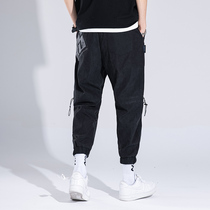 YC Japanese mens summer thin casual pants Korean version of the trend all-match straight tube loose leg overalls tide brand