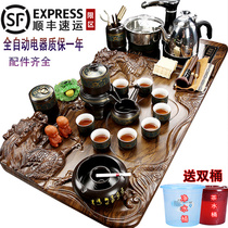 2021 new tea tray exquisite tea set Light luxury with tea tray high-end atmospheric tea table office small household