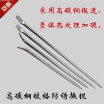 Crowbar steel brazing auto repair pickled tire tool dual-purpose crowbar unboxing crowbar round crowbar