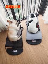 Pet dog rocking chair French bucket Corgi Teddy Pet bed Soothing chair Sun chair Cat nest cradle Portable