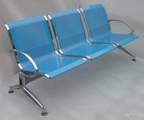 Triple seat chair Airport chair waiting room seat chair park seat stainless steel chair bench outdoor chair