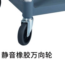 Ryuwei on the mobile three-story collection Bowl cart thickened hotel cart restaurant commercial cart delivery multi-function