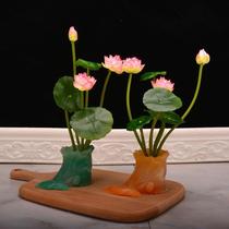 Sashimi plate decoration Hotel restaurant sashimi platter dish plate decoration plate decoration flowers and plants creative living room small pendulum